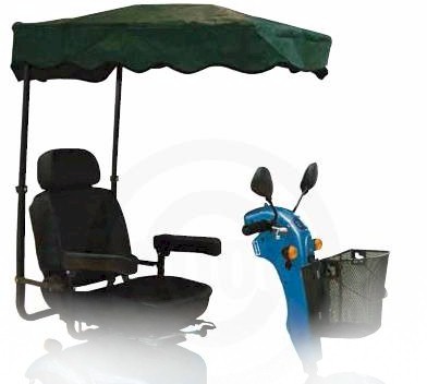 Electric Scooter Surrey Top Sun Shade 